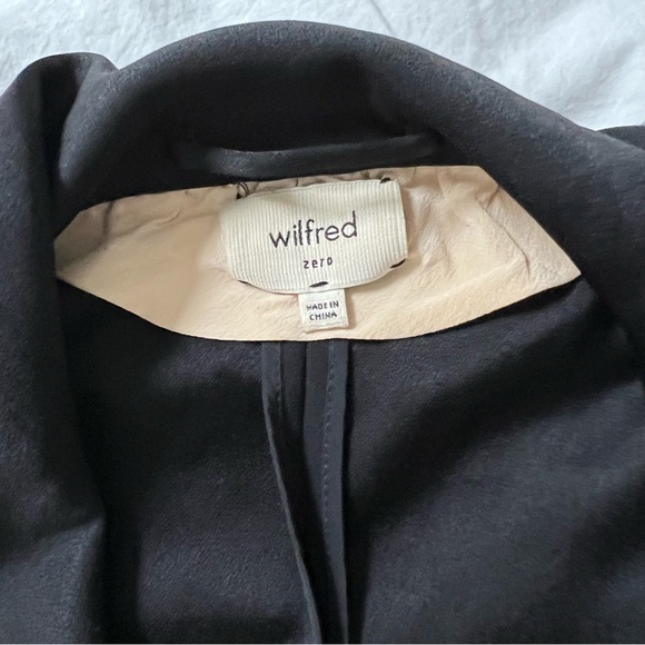 Aritzia Wilfred Chevalier Blazer Jacket Black 0 XS XXS - Picture 9 of 12